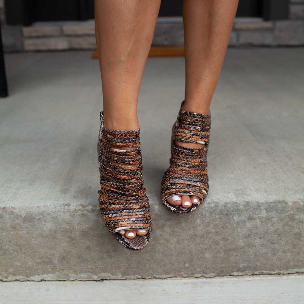 Vince Camuto Snakeskin Sandal - Picture 6 of 7